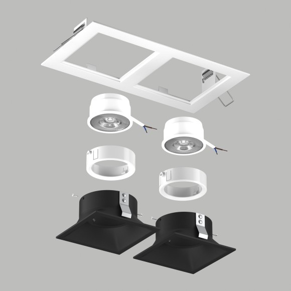 Комплект со светильником Domino Lightstar D5260707WMOD