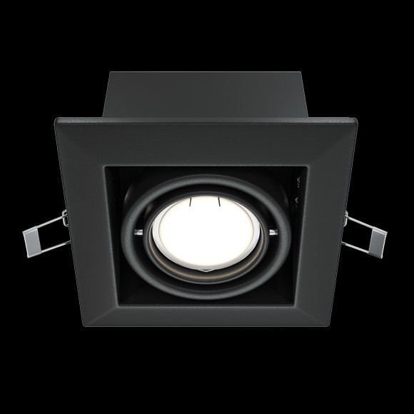 Встраиваемый светильник Maytoni DL008-2-01-B Metal Modern под лампу 1xGU10 50W