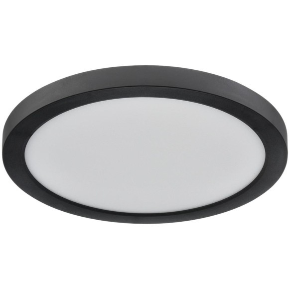 7788/18L Светодиодный тонкий светильник накл/встр. монтажа, датчик движения, мех перекл. цв. температуры, рег. врезного отверстия 18Вт 3000/4000/6500К 1510лм IP44 Sonex NEBULA BLACK