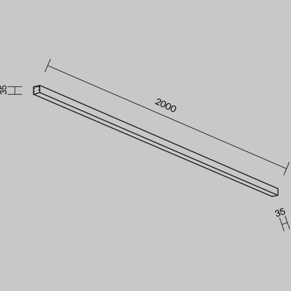 Линейный светильник Technical LL311016