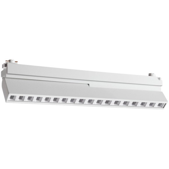 359740 PORT NT25 240 белый Светильник однофазный двухжильный трековый с переключ. цв. температуры IP20 LED 18W 180-265V 2700К/3200К/4000К EOS