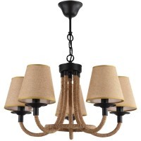 Люстра подвесная Freya FR4402-PL-05-GB Corda под лампы 5xE14 60W