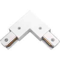 Угловое соединение с подводом питания для двужильных однофазных шинопроводов Barra Lightstar 502126-1