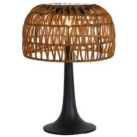 Настольная лампа с плафоном из искуственного ротанга Favourite 4833-1T