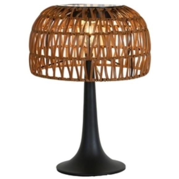 Настольная лампа с плафоном из искуственного ротанга Favourite 4833-1T