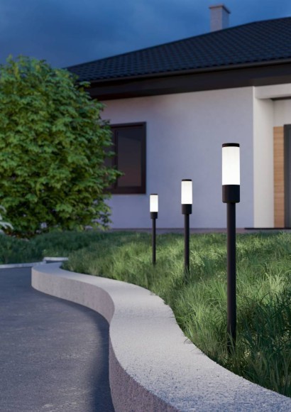 902042 ZANCARO Светодиодный ландшафтный спот на колышке с выключателем, 3Вт, 390Лм, 3000К, IP44, алюминий