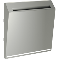 VLS002605 Накладка для выключателя питания карточного для отелей стального цвета VOLTUM S70 (сталь)