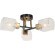 Люстра потолочная Arte Lamp A1547PL-3BK CHICAGO под лампы 3xE14 40W