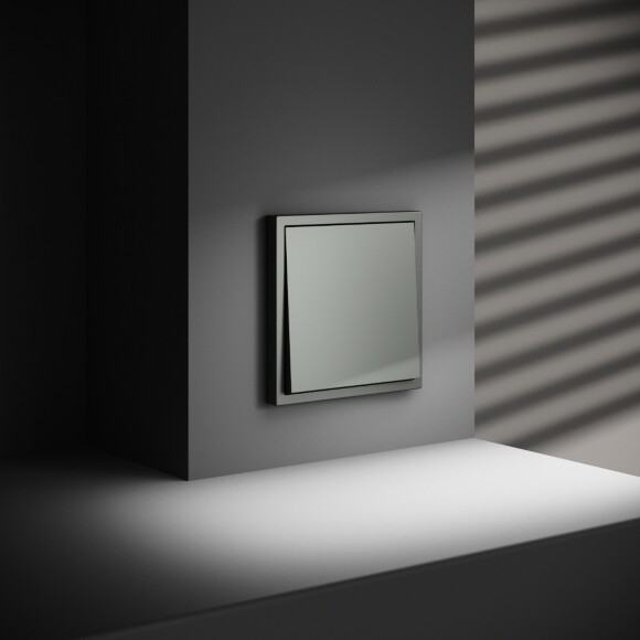 VLS080106 Заглушка для рамки для закрытия розетки титанового цвета VOLTUM S70 (титан)