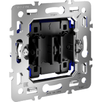 VLS0201M Механизм выключателя двухклавишного с максимальным током 10 Ампер или 2200 Ватт, при подключении к 220 вольтам VOLTUM S70