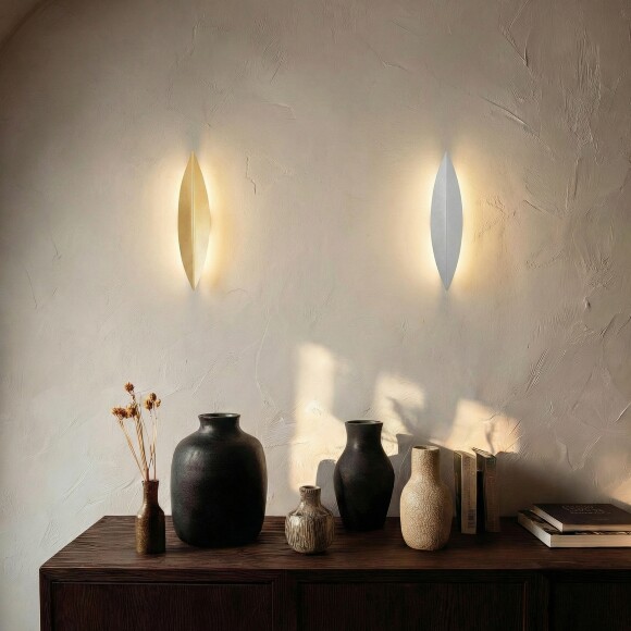 Бра Lightstar Muro Foglia 808674 LED 6Вт 480Лм CRI80 настенный линейный серый светильник, декоративная подсветка стены, современный минимализм, без выключателя