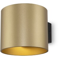 Бра настенное Maytoni Rond C066WL-01MG лампа G9 макс. 5Вт золотой матовый алюминий, светильник со светом вверх вниз (up&down), современный минималистичный дизайн, без выключателя на корпусе