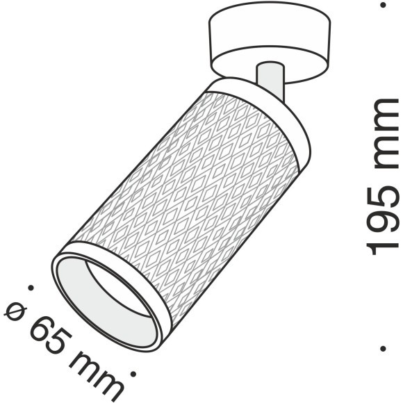 Накладной потолочный светильник Maytoni C034CL-01W Focus Design под лампу 1xGU10 50W
