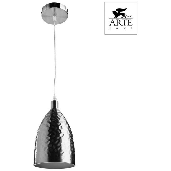 Подвесной светильник с 1 плафоном Arte Lamp A4083SP-1SS Lucido под лампу 1xE27 40W