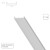 Рассеиватель 1м для профиля Arte Lamp RAUND A732205RS