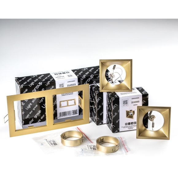 Комплект со светильником Domino Lightstar D5230303GMOD