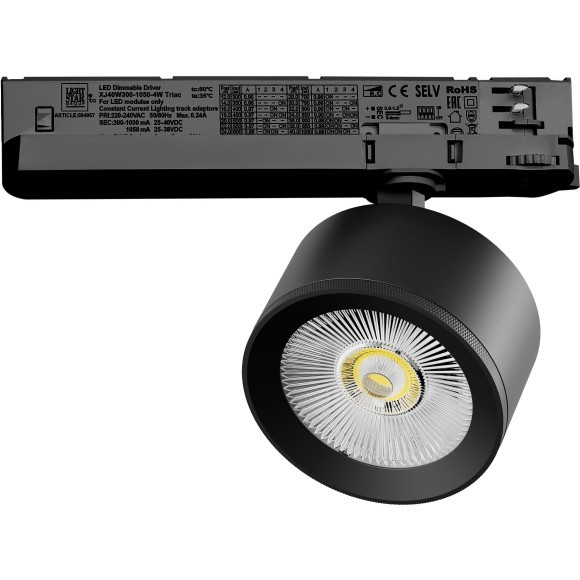 Светильник для трековой системы Quattro LED 15W с управлением TRIAC Alta Pro Lightstar A5547TRIAC