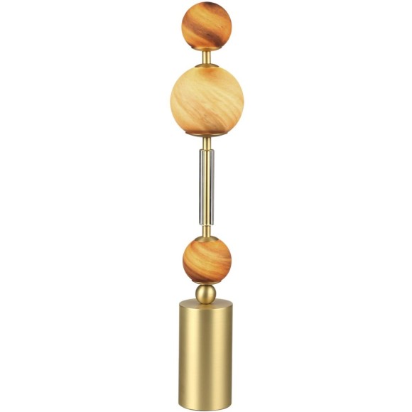 5457/4TL Светодиодная декоративная коричневая настольная лампа 4W 2500K 113Лм ODEON LIGHT EXCLUSIVE CALLISTO