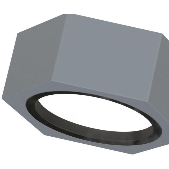 4666-1U, уличный светильник, L110xW95xH42, 1xGX53LEDx15W, IP54, excluded