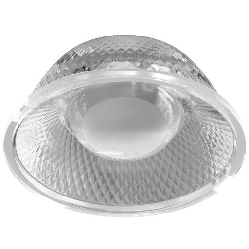 Линза 55mm, угол рассеивания света 50° для светильников SHINE DK5743/DK2610, поликарбонат