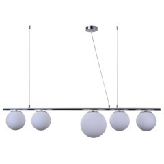 Подвесной светильник Lumina Deco Baristica LDP 6012-5 CHR+WT