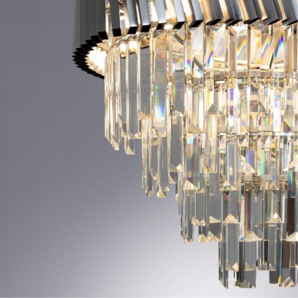 Подвесная люстра хрустальная Muscida A1004SP-8SI