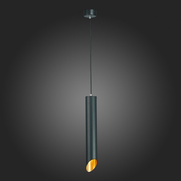 ST152.413.01 Светильник подвесной Черный GU10 1*50W IP20 D60xH400 220V Без ламп Подвесные светильники ST152.413.01 Светильник подвесной Черный GU10 1*50W IP20 D60xH400 220V Без ламп Подвесные светильники