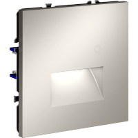 VLS070703 Подсветка светодиодная встраиваемая в подрозетник с датчиком движения и сенсорным выключателем (без рамки) кашемирового цвета VOLTUM S70, 3000-4200-6500 Кельвинов, 1 Ватт, 120 Градусов (кашемир)