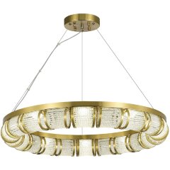 SL6011.313.01 Светильник подвесной ST-Luce Латунь/Прозрачный LED 1*65W ESME