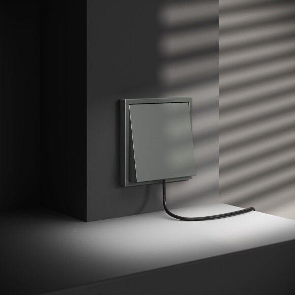 VLS080206 Вывод для кабеля диаметром до 7 мм титанового цвета VOLTUM S70 (титан)