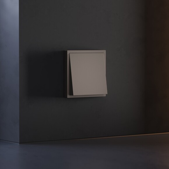 VLS080214 Вывод для кабеля диаметром до 7 мм коричневого цвета VOLTUM S70 (купучино)