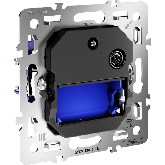 VLS0707M Механизм подсветки с датчиком движеия в подрозетник VOLTUM S70 светодиодный 3000-4200-6500 кельвинов 1 ватт 70 люмен угол 120