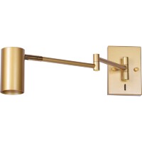 Прикроватный светильник Lightstar Loft 765633 золотой, поворотный, под лампу GU10, с выключателем