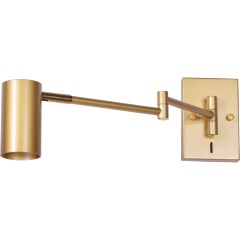 Прикроватный светильник Lightstar Loft 765633 золотой, поворотный, под лампу GU10, с выключателем