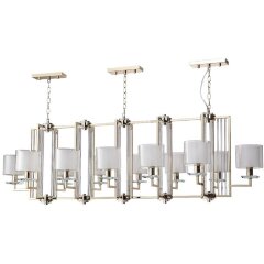 Люстры Crystal Lux NICOLAS SP12 L1600 GOLD/WHITE