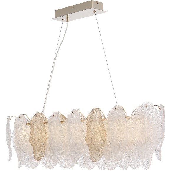 SL6135.233.01 Светильник подвесной ST-Luce золото/прозрачный, янтарный LED 1*24W 3000K LIGHTSOME