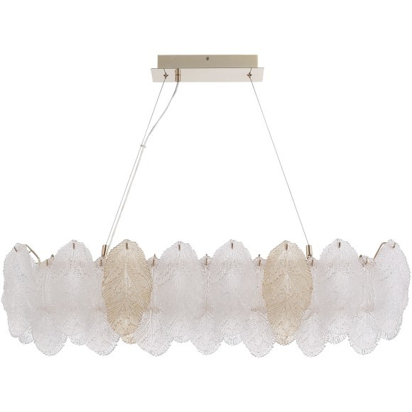 SL6135.233.01 Светильник подвесной ST-Luce золото/прозрачный, янтарный LED 1*24W 3000K LIGHTSOME