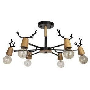 10024/6 Black Люстра на штанге LOFT IT Sven