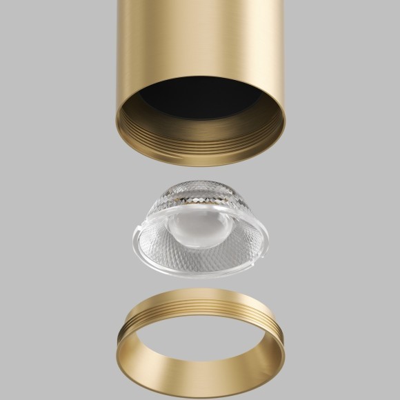 Спот накладной (для совпад. цвета с трек системой Shine) Denkirs TUBE DK2610-SB