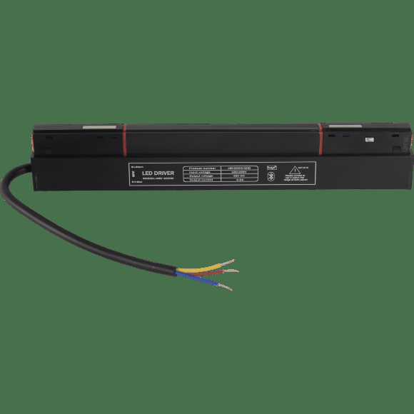 CLT 0.203 09 BL SMART 1408/141 Внутренний черный SMART драйвер мощностью 200Вт, 220=>48V, Bluetooth 4.0, SMART LIFE TUYA, регулировка цветности и яркости, голосовое управление через приложение или хаб