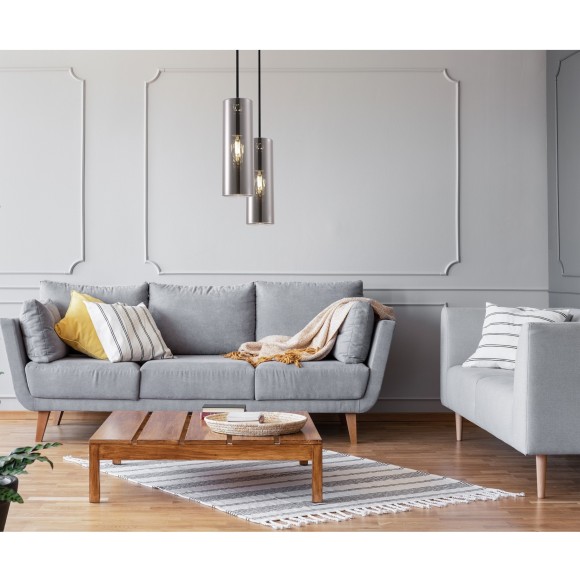 Подвесной светильник цилиндр Maytoni P011PL-01CH Gioia под лампу 1xE14 40W