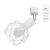 Однофазный двужильный трековый светильник Arte Lamp A6141PL-1WH SOSPIRO под сменную лампу Е14