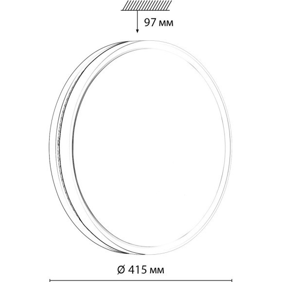 Настенно-потолочный светильник СОНЕКС NOHAVA GREYNOHAVA GREY 7670/DL
