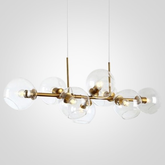 Люстра Staggered Glass Chandelier 8 By Imperiumloft