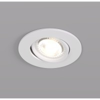 DK3020-WH Встраиваемый светильник IP20 макс 10Вт GU5.3 белый пластик