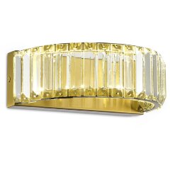 SL1622.301.01 Светильник настенный ST-Luce Латунь/Прозрачный LED 1*13W 4000K TIVOLI