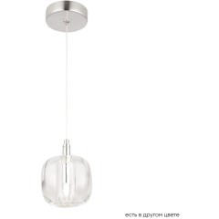 Светильник подвесной Crystal Lux BOX SP1 CHROME/TRANSPARENT