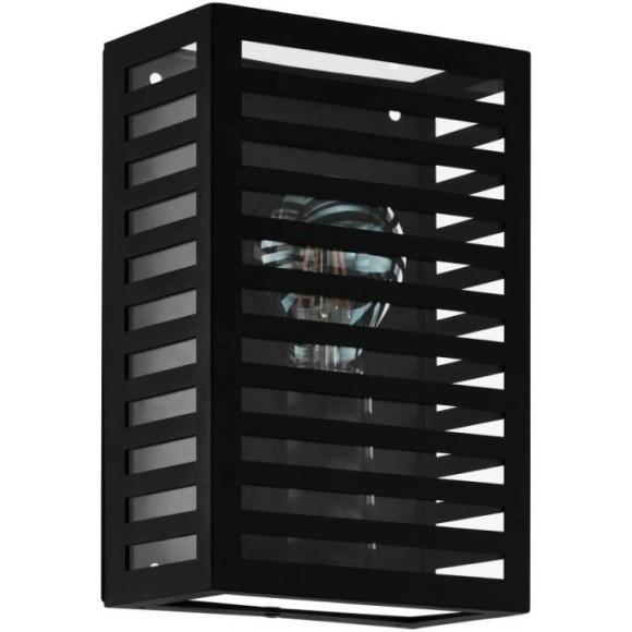 900136 Уличный настенный светильник ALAMONTE 3, E27, 1X60W, IP44, L170, H260, A100, алюминий, сталь, черный