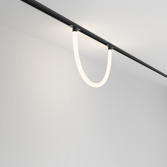 TR101-2-20W4K-B Трековый магнитный светодиодный светильник Maytoni Gravity CRI90+ 4000К 1300Лм 360° 20Вт