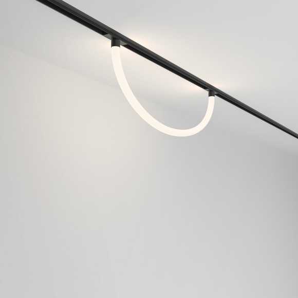 TR101-2-20W4K-B Трековый магнитный светодиодный светильник Maytoni Gravity CRI90+ 4000К 1300Лм 360° 20Вт